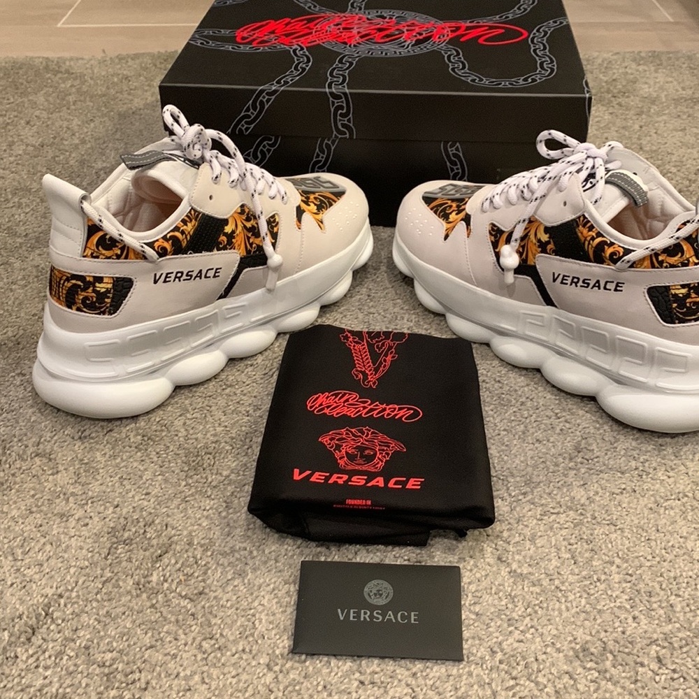 Versace Authentic Chain Reaction Sneakers 👟 - Picture 3 of 6